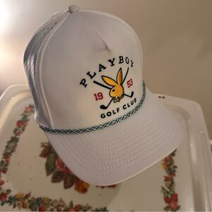 ⭐️ Playboy White Golf Club Hat from Lids